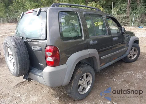 2006 Jeep Liberty Sport из США, поврежденный, VIN 1J4GL48K96W273022